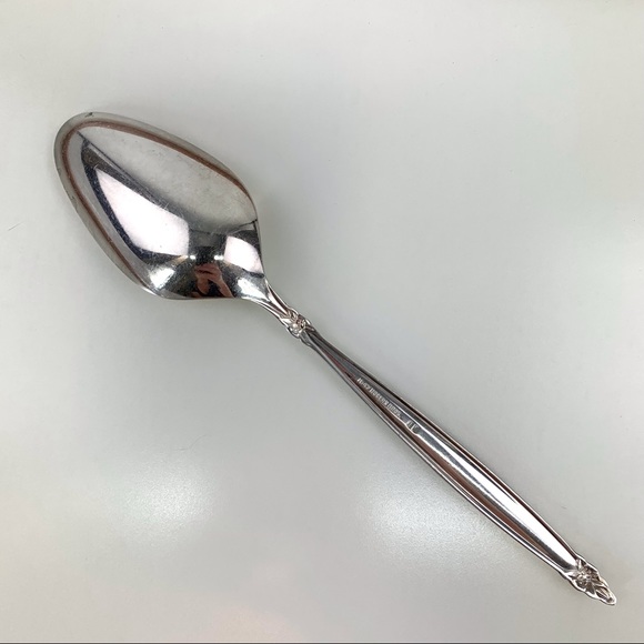 2/$20 1847 Rogers Bros. IS 1965 Vintage Silver Garland Pattern Serving Spoon - Picture 5 of 11